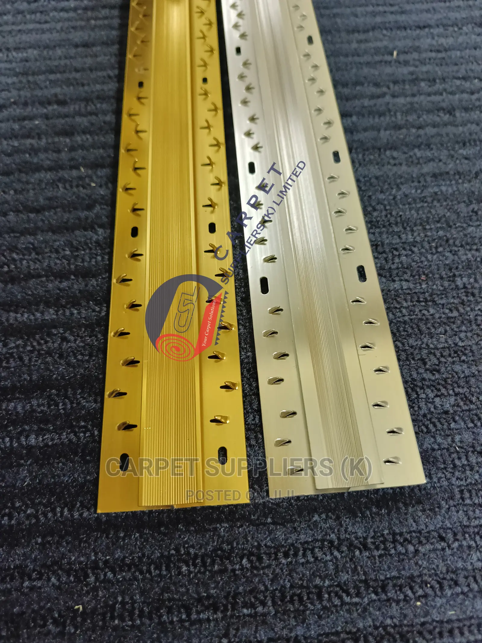 Double Nap Locks Are Used to Professionally Join Two Carpets
