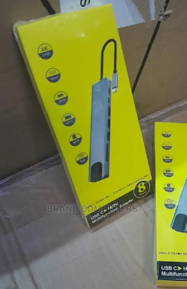 8 in 1 Multiport USB-C Adapter Type-C to HDMI