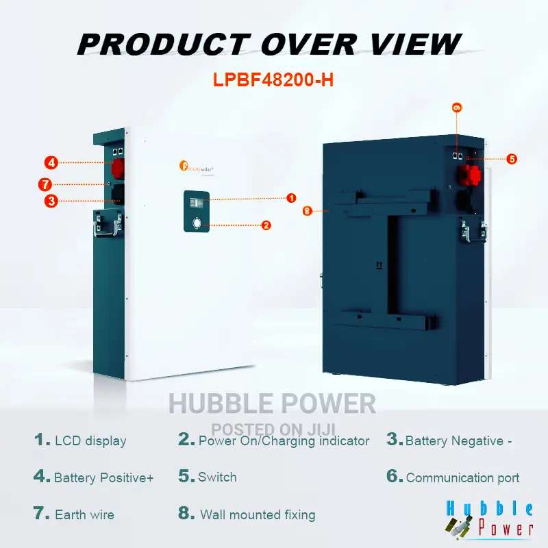 Lithium Ion Phosphate Battery 10kwh 51.2v 6000cycles 80%Dod