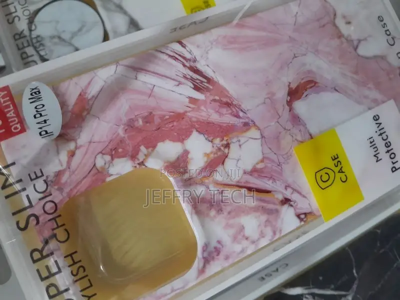Pink Purple Marble Case Compatible With iPhone 14 Pro Max 6.