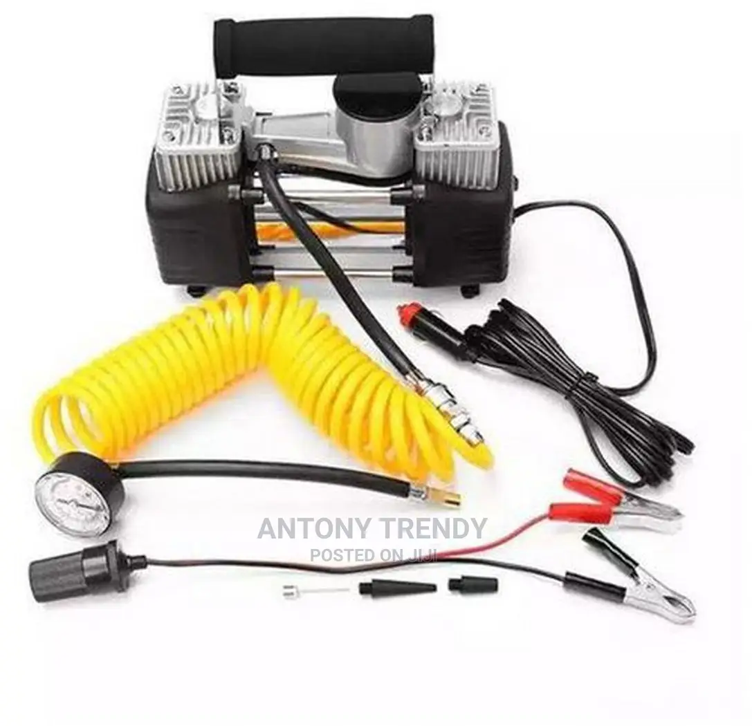 12V 150PSI Double Cylinder Air Pump Compressor Car Auto