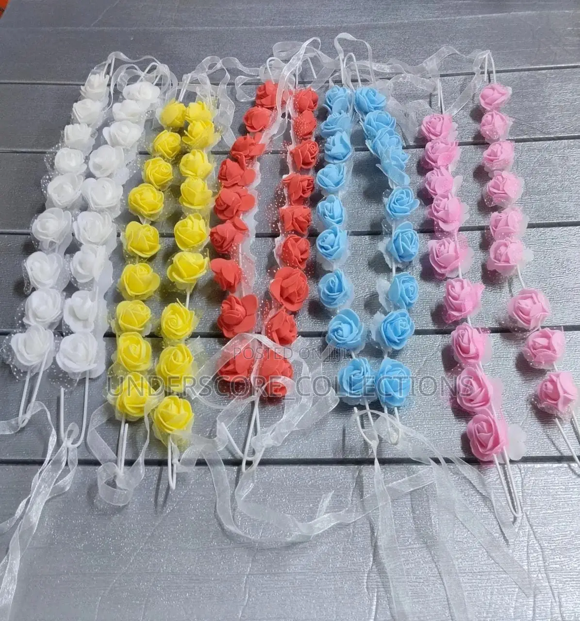 Tiara Head Flower Band for Bridal Shower/Baby Shower