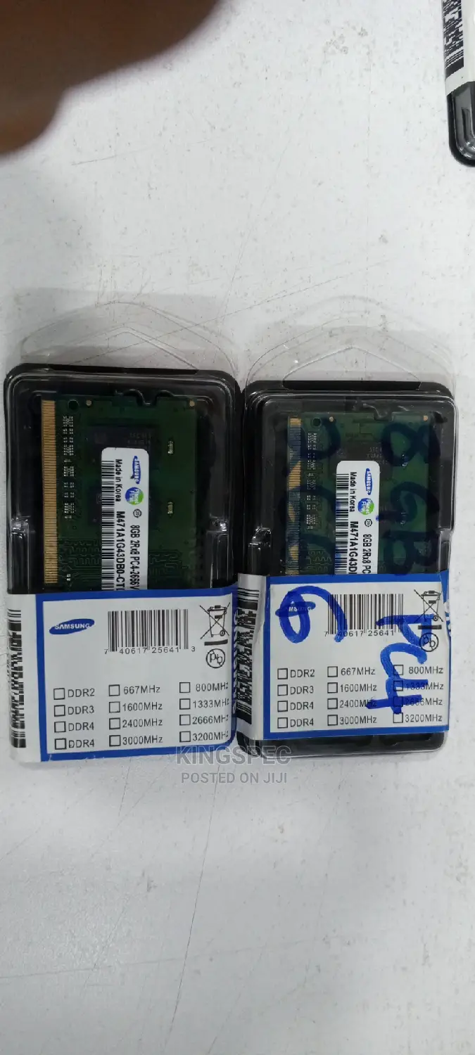 Laptop Memory 8GB DDR4 (PC4) -2666mhz