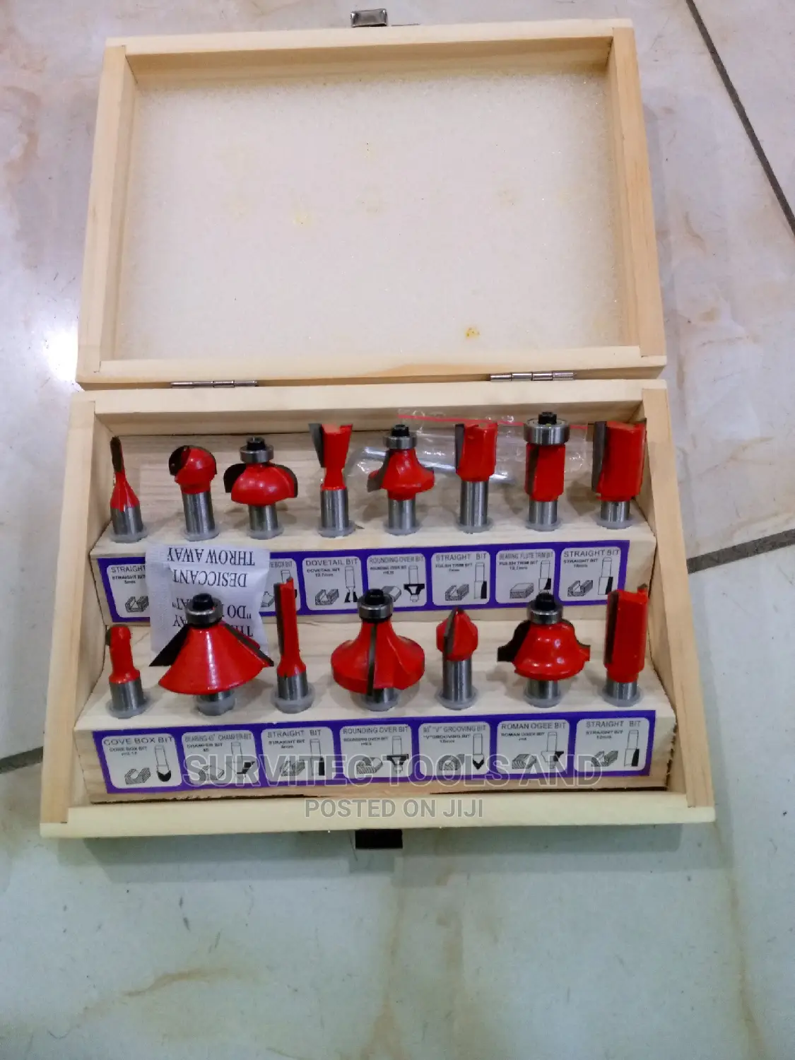 Router Bits Set (15pcs)