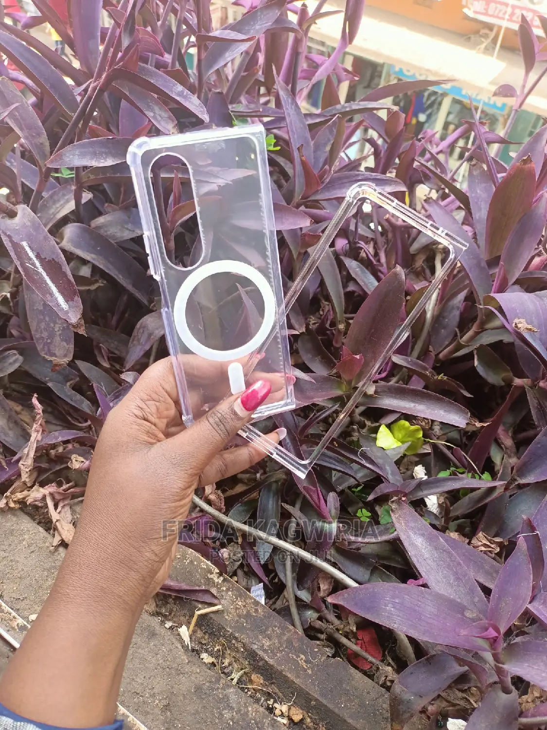 Clear Magsafe Cover for Samsung Fold 3