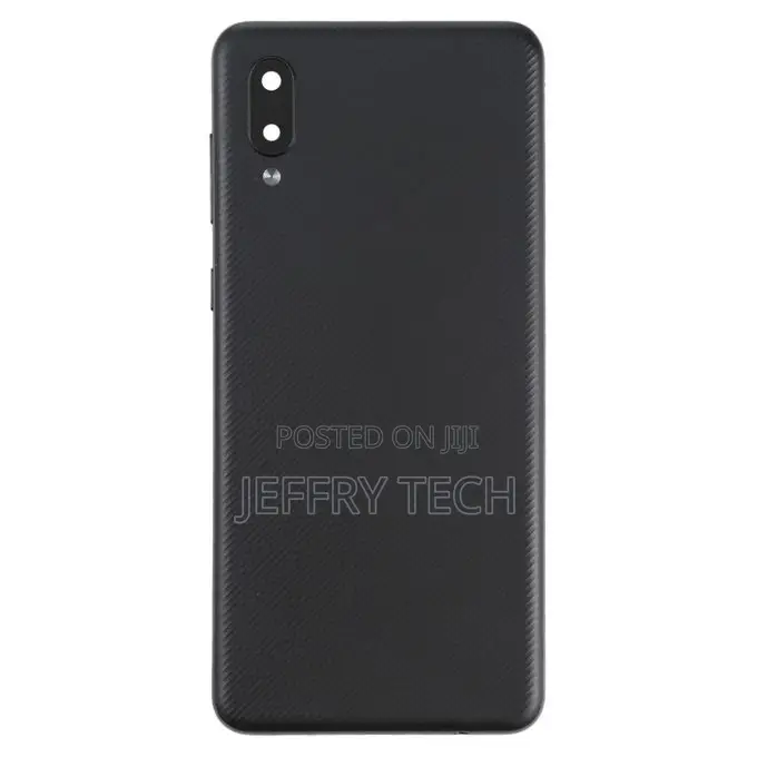 Battery Back Cover With Camera Lenssamsung Galaxy A02(Black)