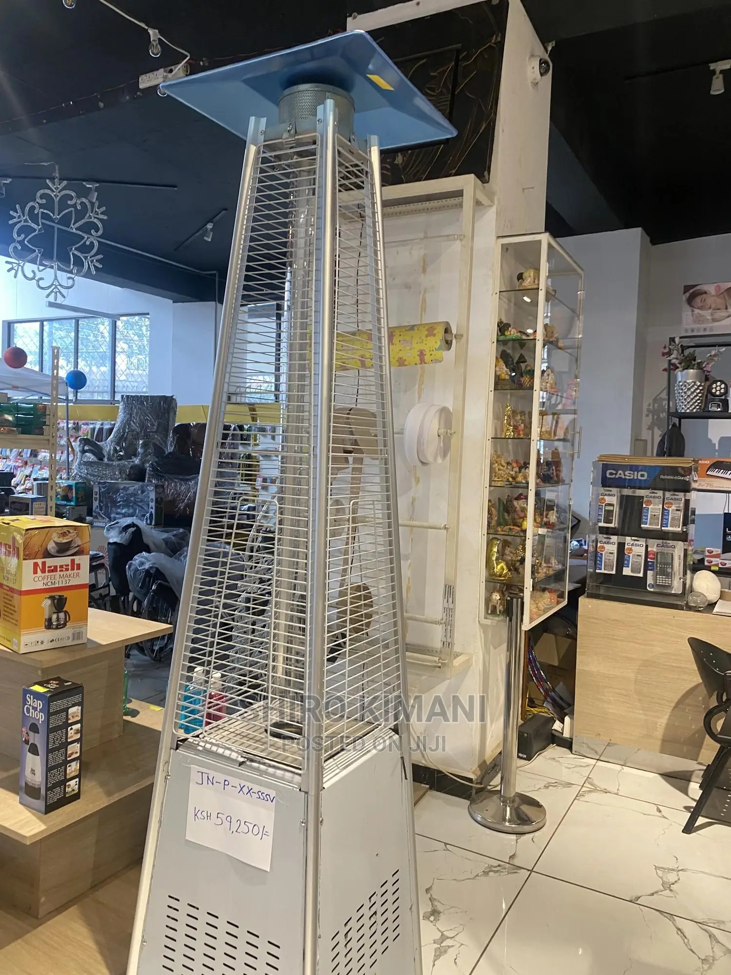 New Pyramid Glass Patio Heater