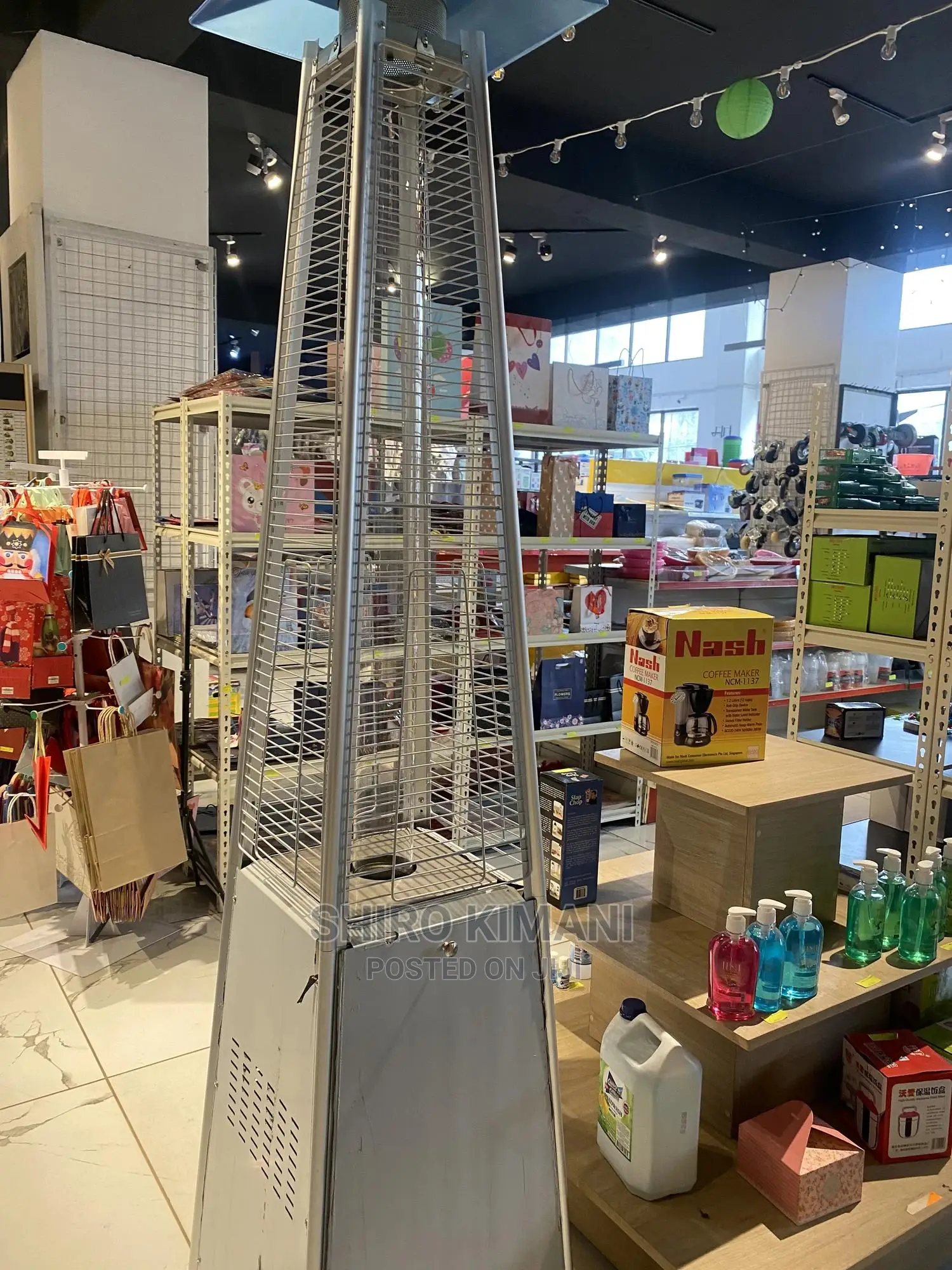 New Pyramid Glass Patio Heater