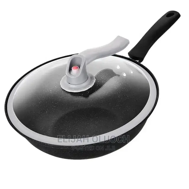 Iron Skillet Frying Wok Pan