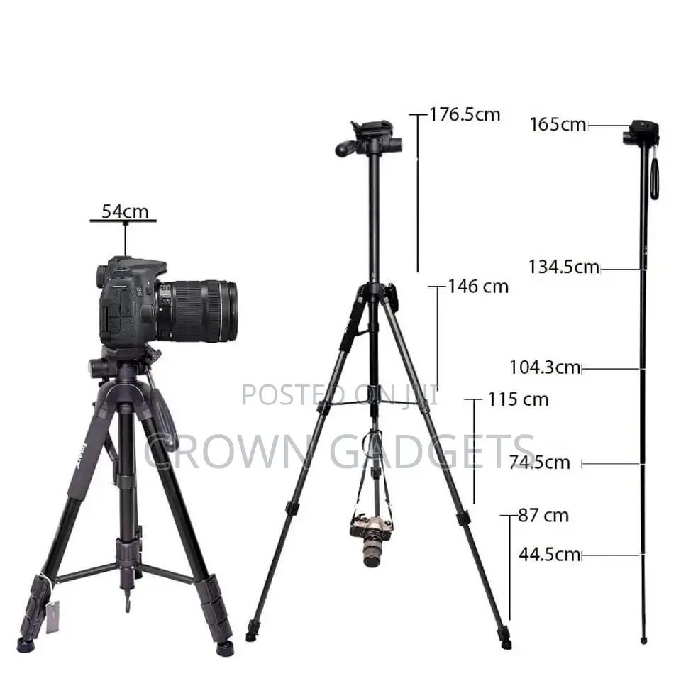 Jmary Kp-2264 Professional Aluminium Tripod for All
