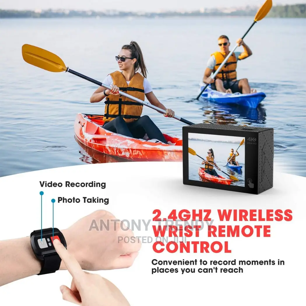 Jadfezy Action Camera FHD 1080P 12MP