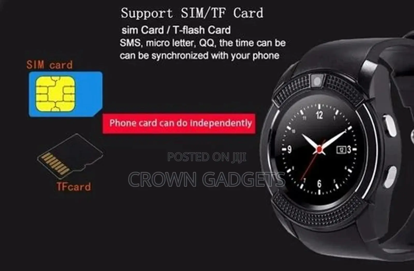 V8 Smart Watch for Android Ios