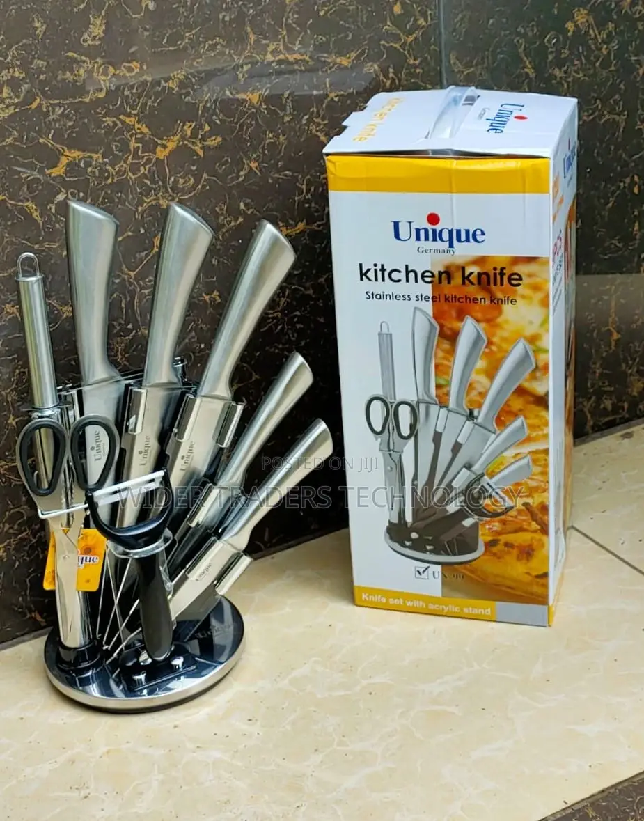 UNIQUE Stainless Steel Knife Set