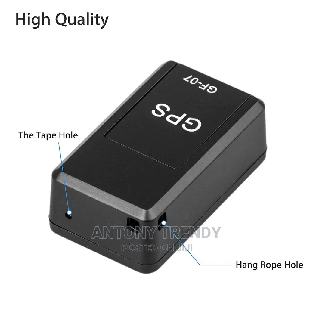 GF-07 GPS Tracker Vehicle Strong Magnetic Free Installation