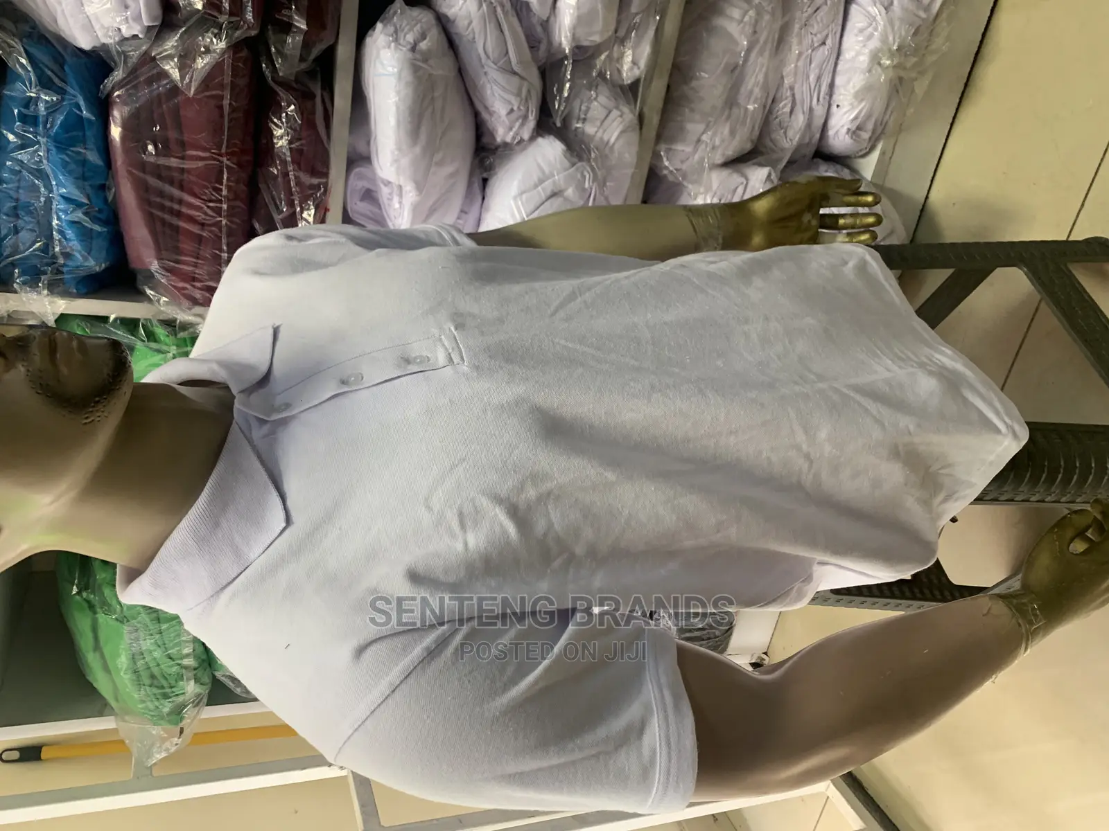 White Plain Polo Tshirts