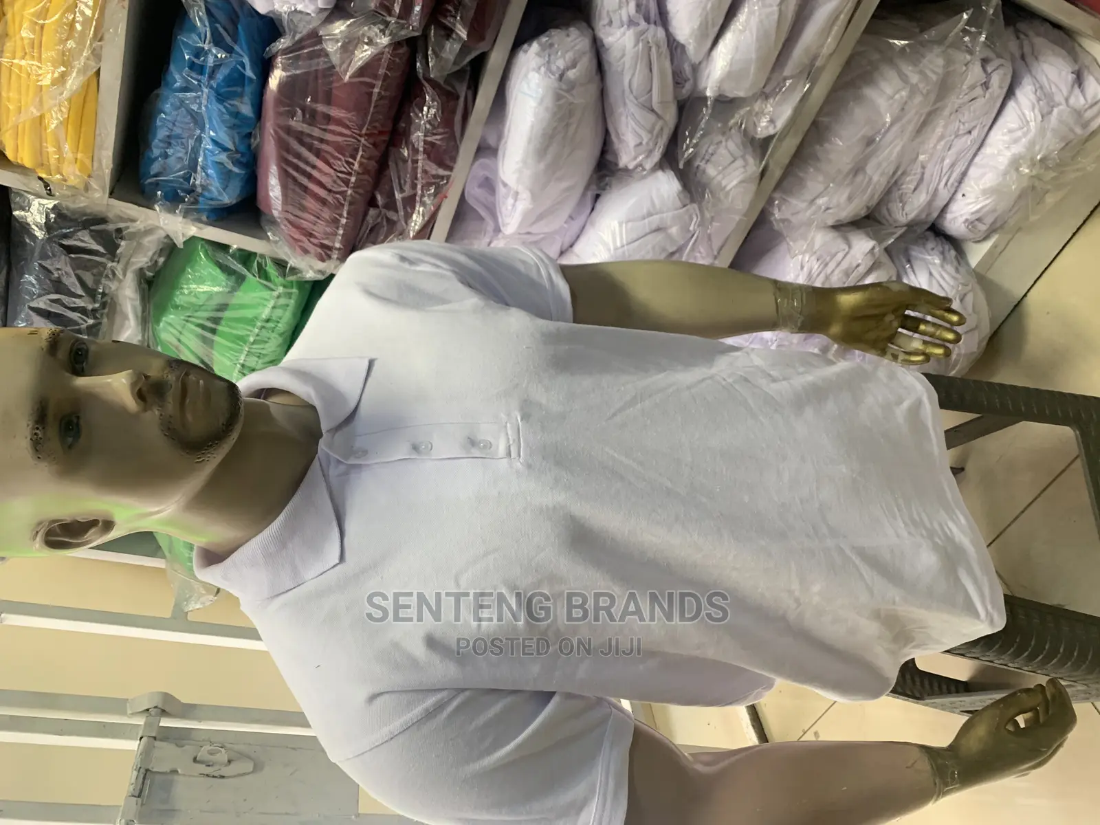 White Plain Polo Tshirts