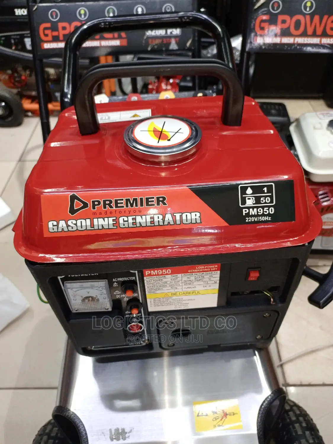 Premier 750W Petrol Generator High Fuel Efficiency Generator