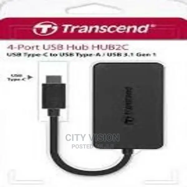 Transcend 4-Port HUB USB 3.1 Gen 1 Type C TS-HUB2C
