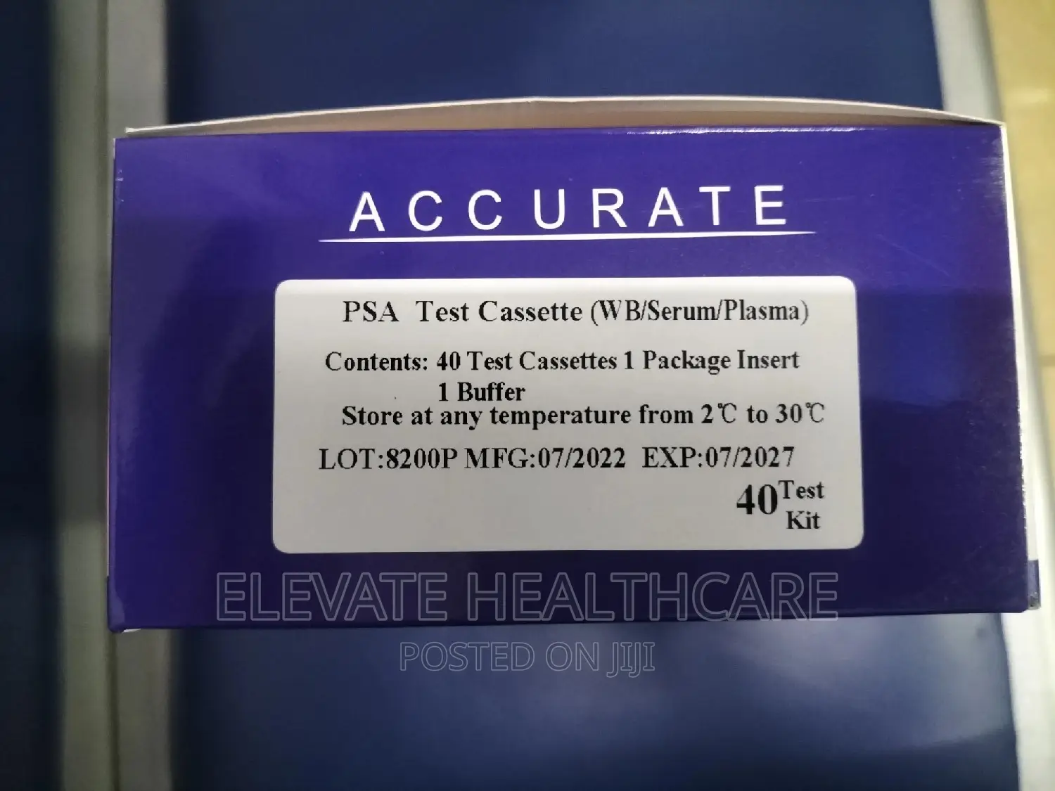 PSA Test Cassettes