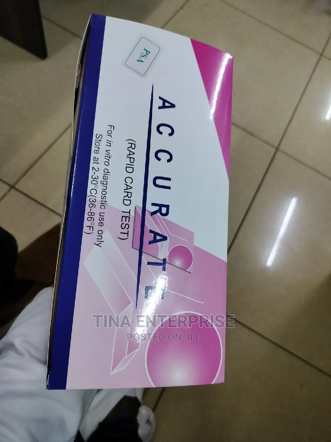 P.S.A . Test Kit