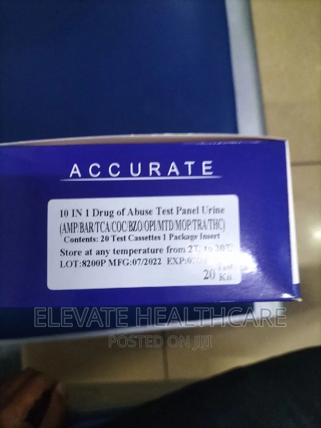 Drug Abuse Test. Urine