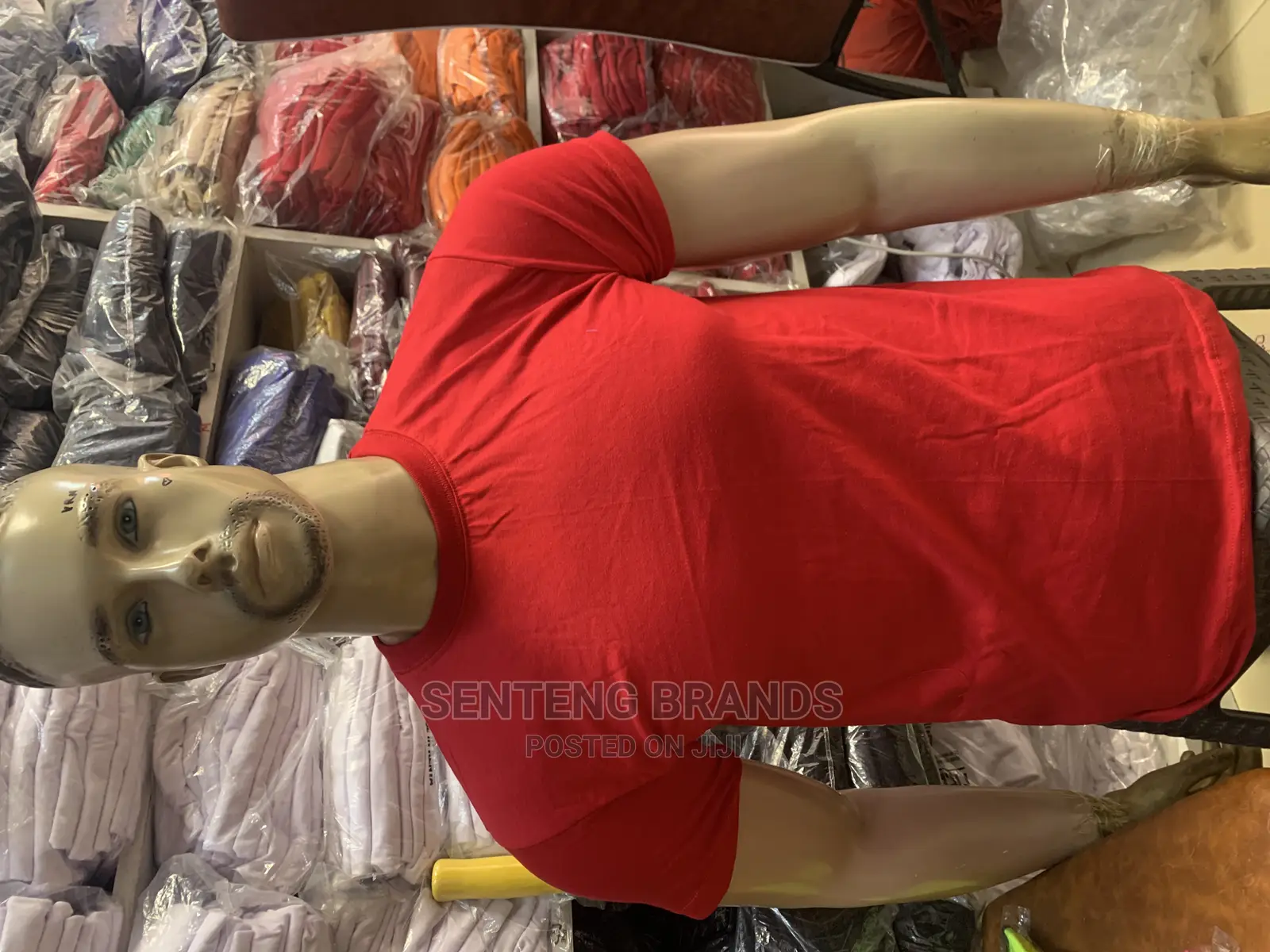 Red Cotton Tshirts and Printings Too