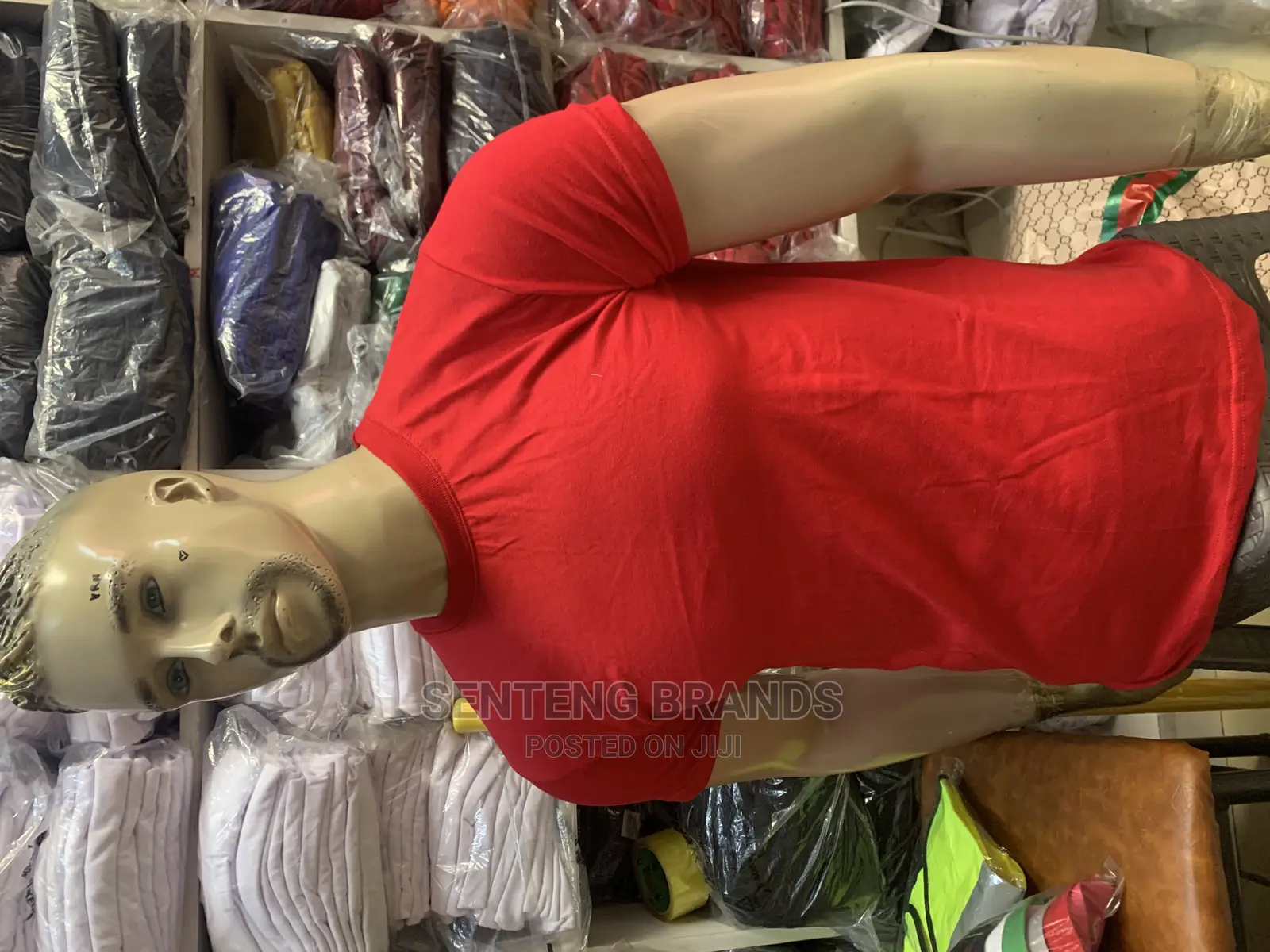 Red Cotton Tshirts and Printings Too