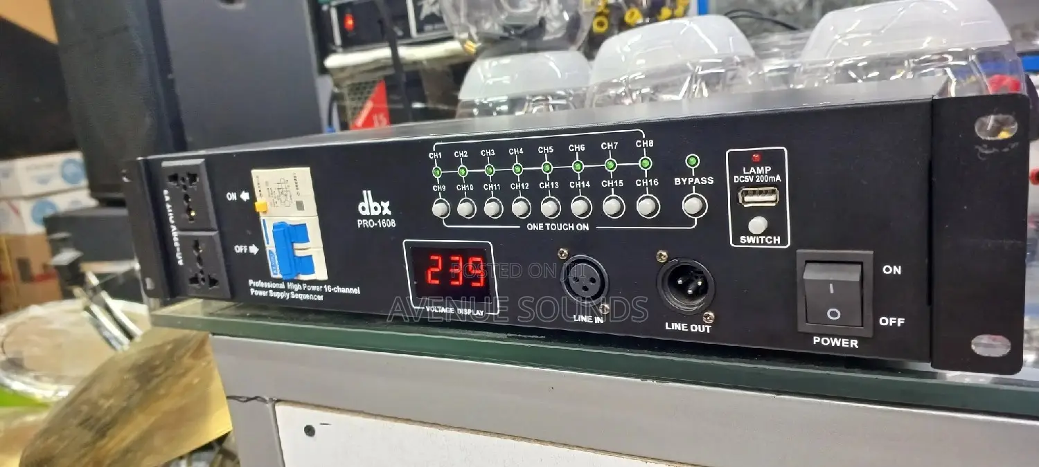 DBX Pro-1608 Power Sequencer Suppy System