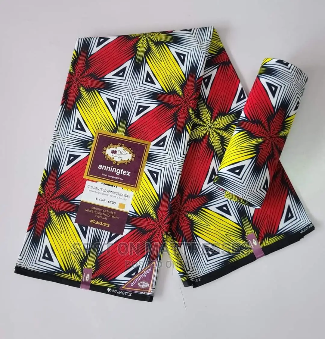 Vitenge Fabrics 100% Cotton 6yards.
