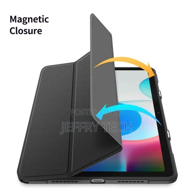 Oppo Realme Pad Tablet Shockproof Case Cover-Black