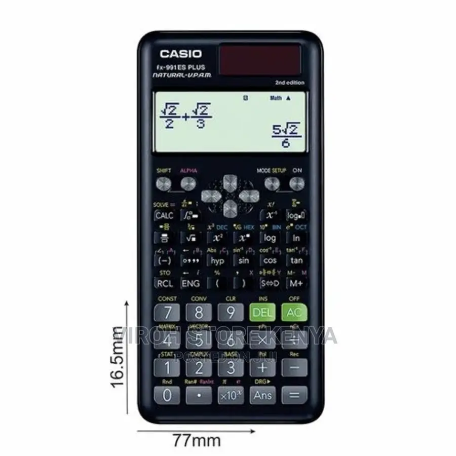 FX-991ES 2ND Generation Scientific Calculator 417F - Solar