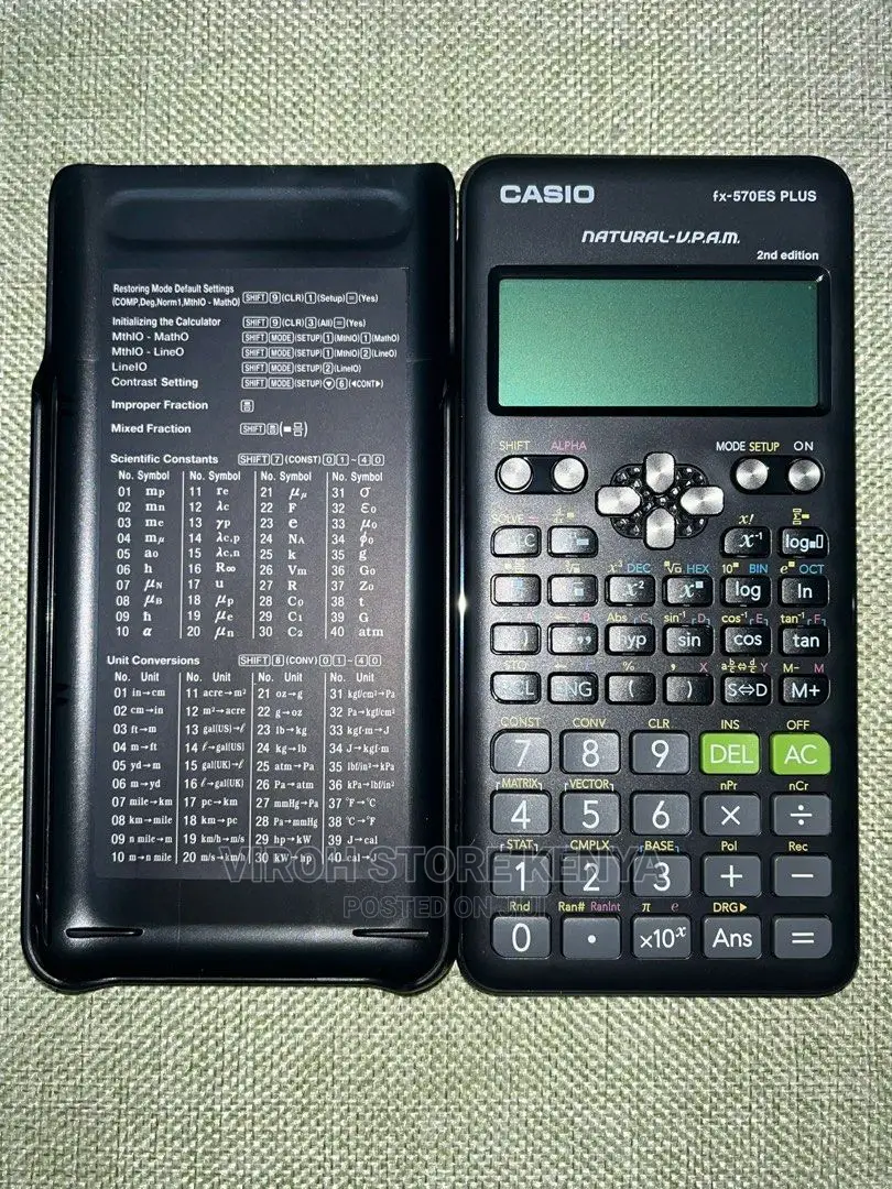 Casio FX - 570ES Plus Scientific Calculator 417 Functions