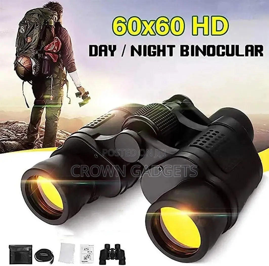 60X60 Binoculars Day/Night Powerful Coated Optics