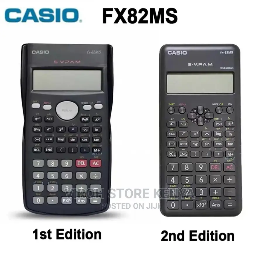 Casio Fx82ms Scientific Calculator 12 Digit 240F Calculator