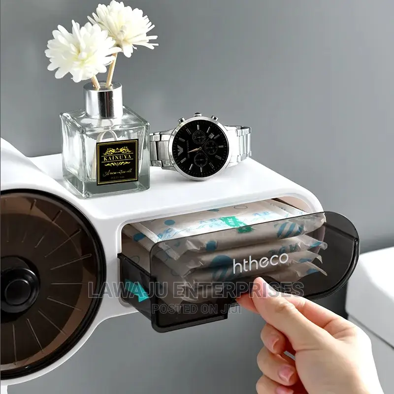 Toilet Tissue Holder Shelf