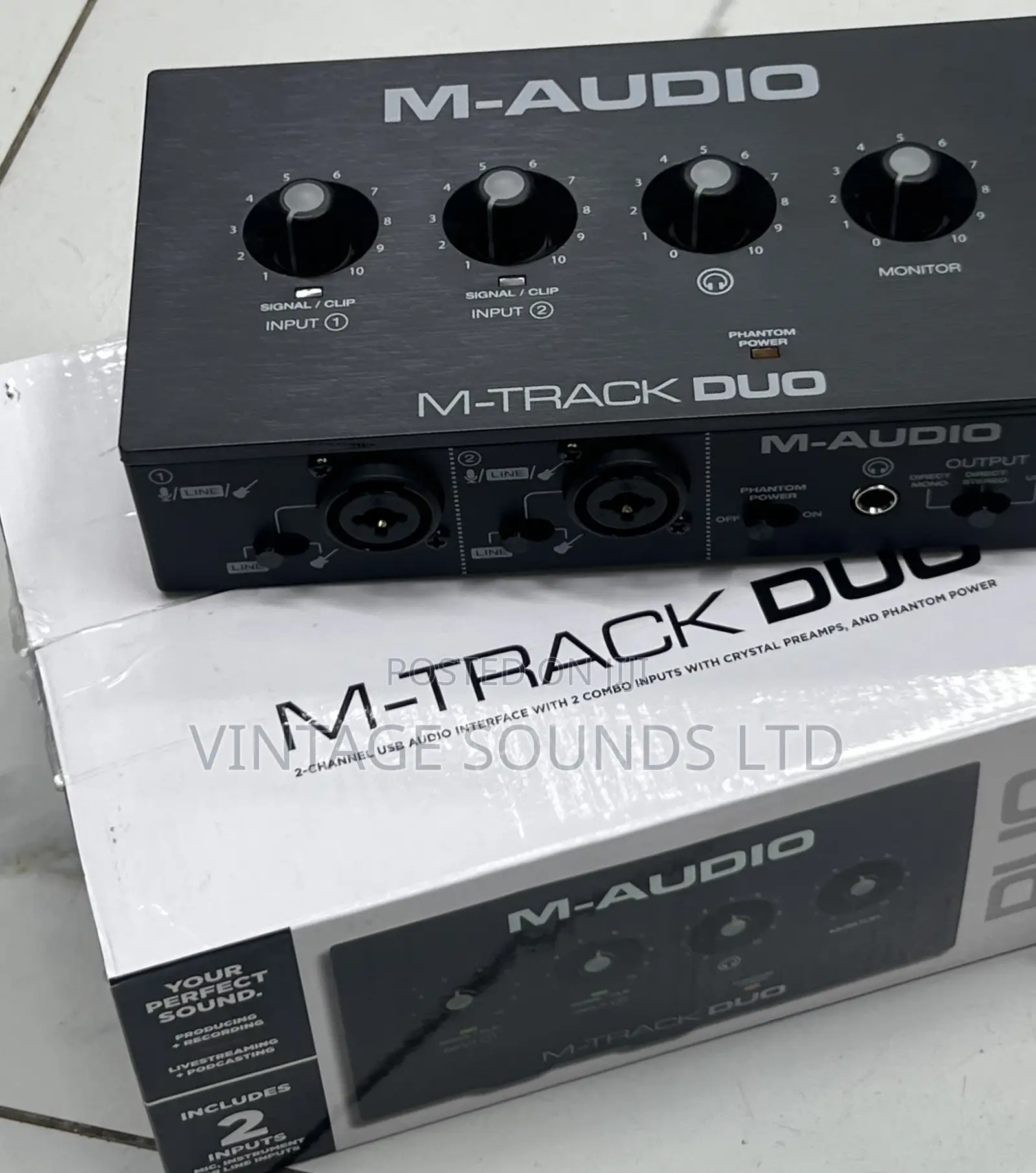 M-Audio M-Track Duo – USB Audio Interface
