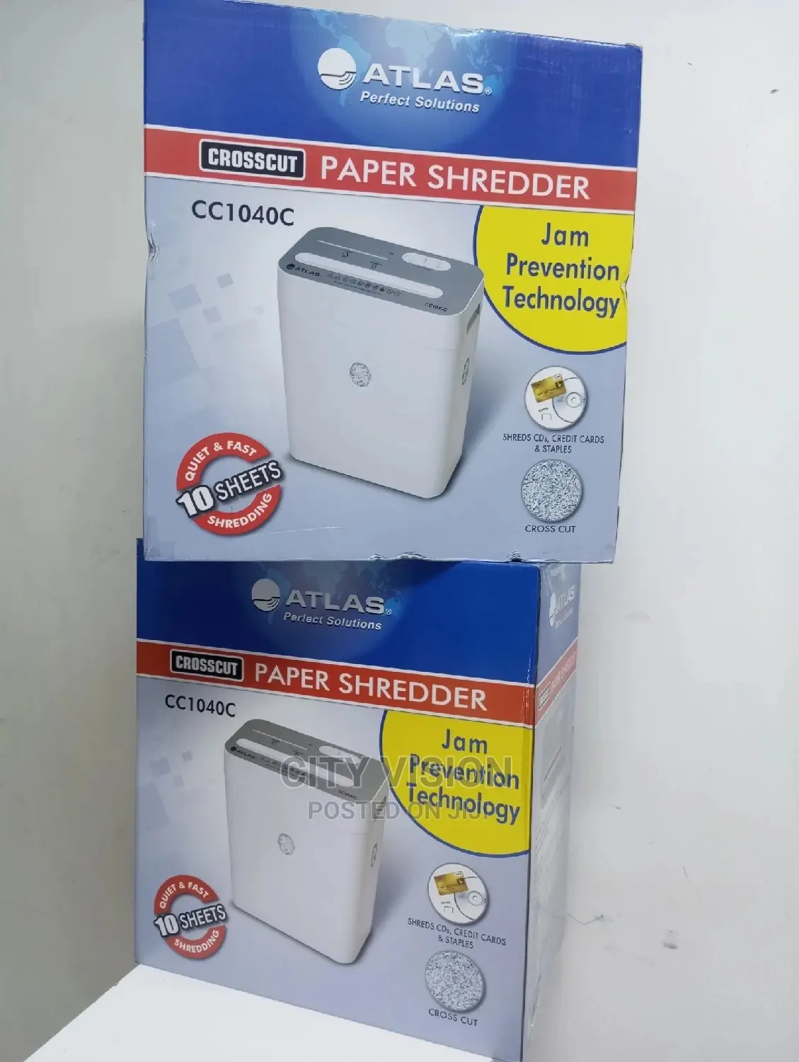 Atlas Cc1040c Paper Shredder 10sheet Available