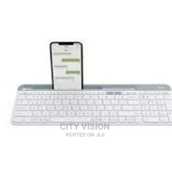 Logitech Slim Multi-Device Wireless Keyboard Off*White