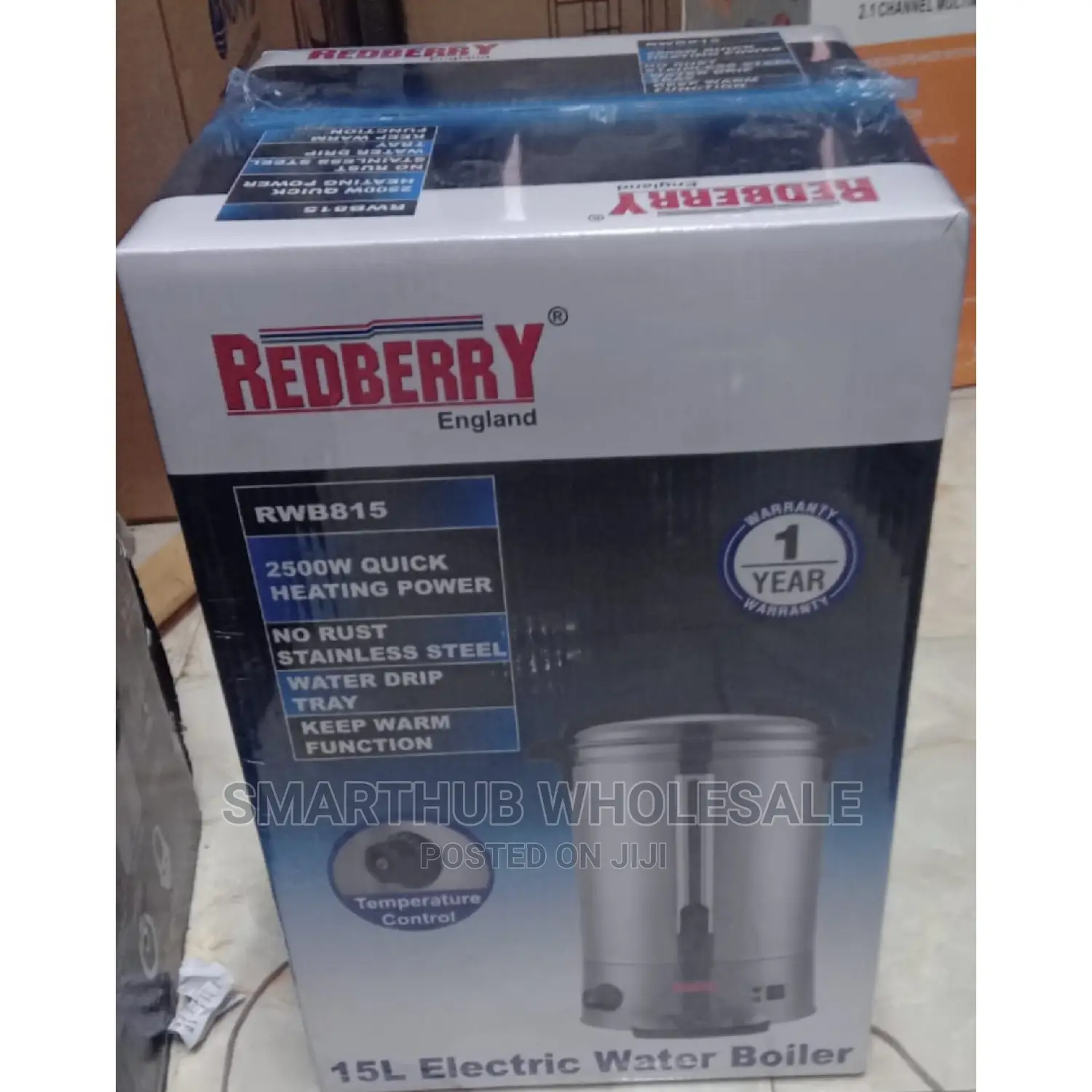 Redberry 15l Electric Water Boiler/Tea-Urn