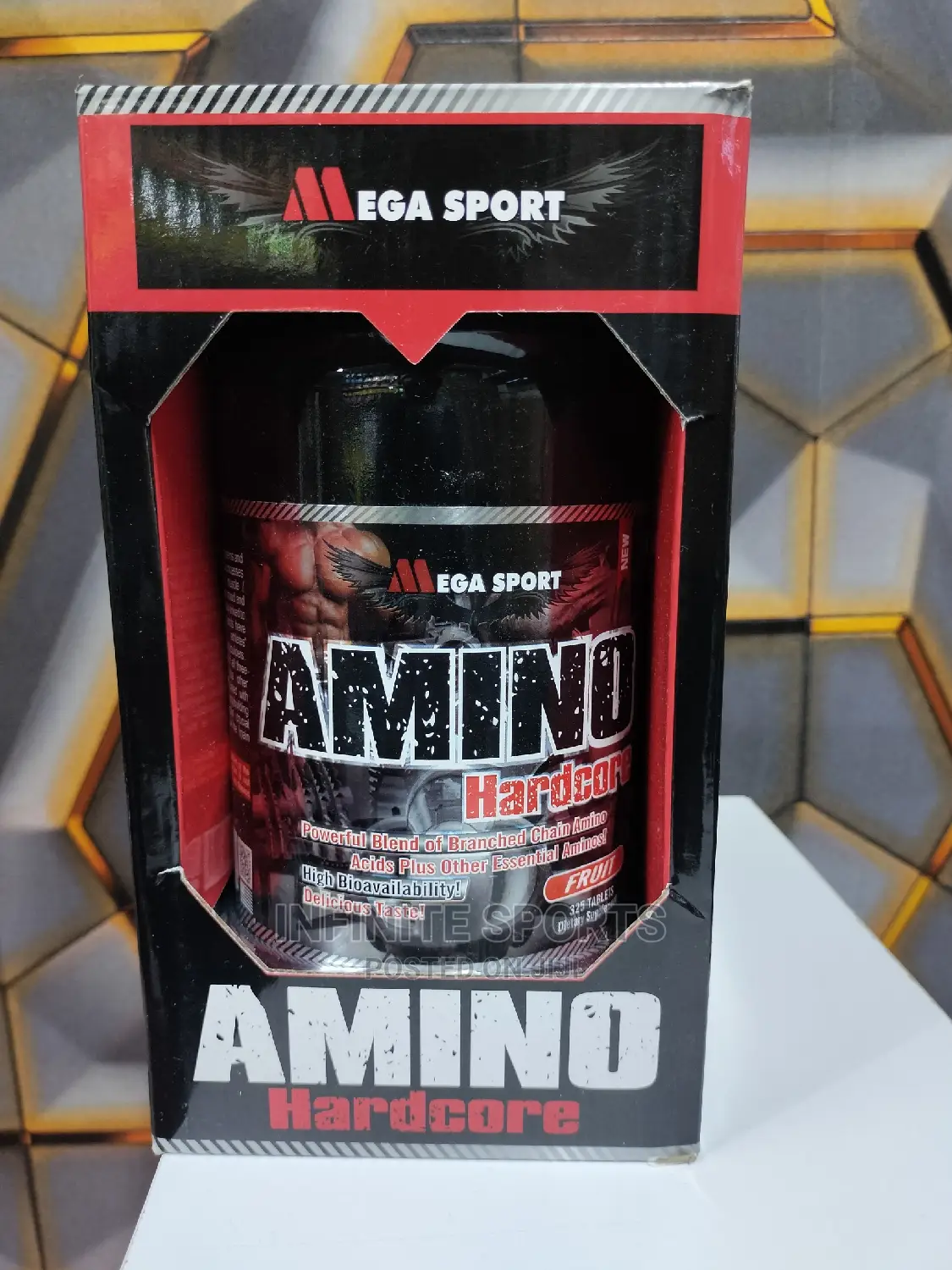 Mega Sport Amino Hardcore(325 Flavoured Chewable Tablets)