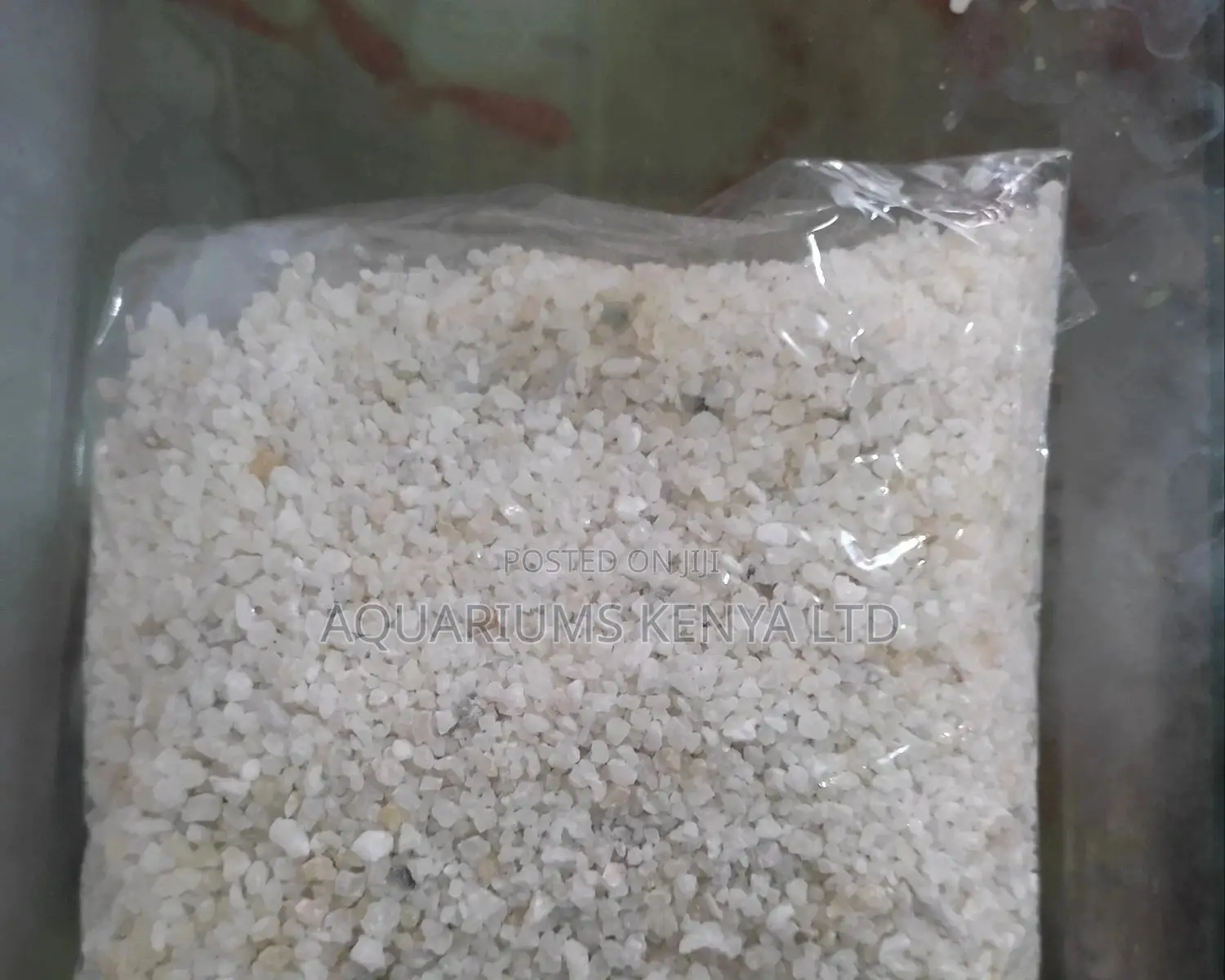 White Aquarium Gravel 3mm, 1kg