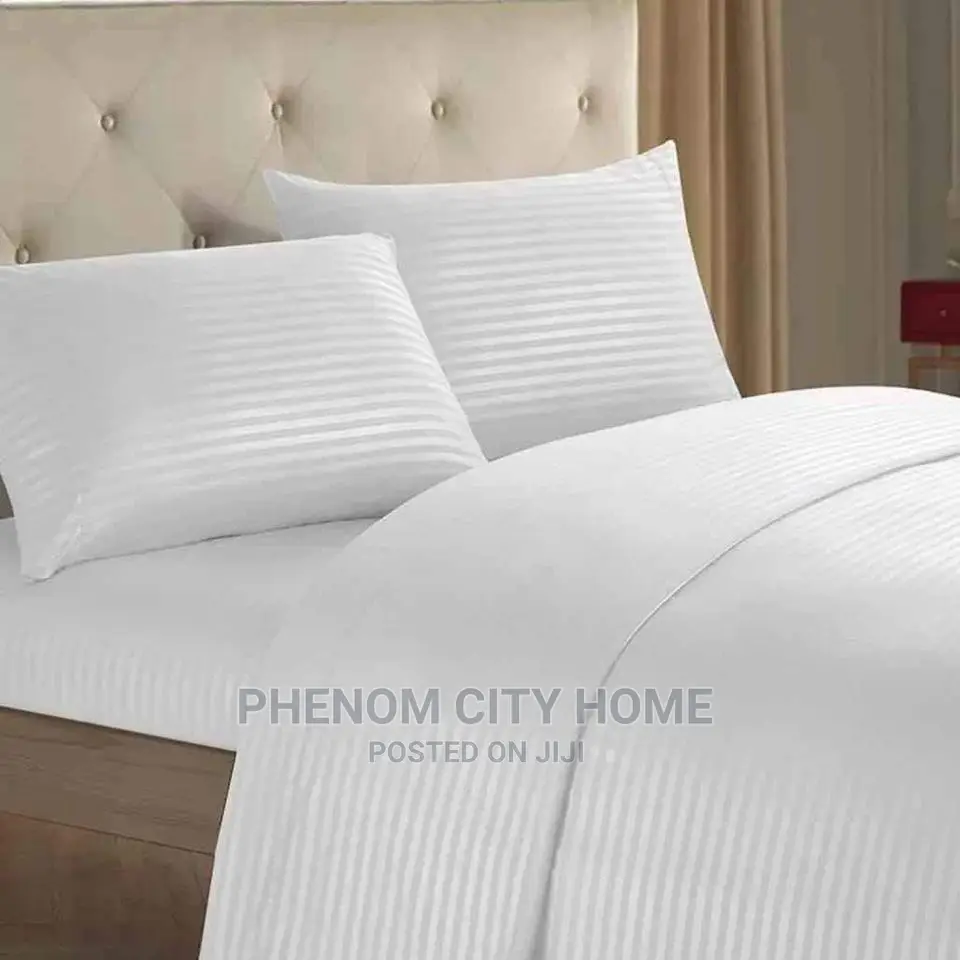 Coloured Stripped Bedsheet Set