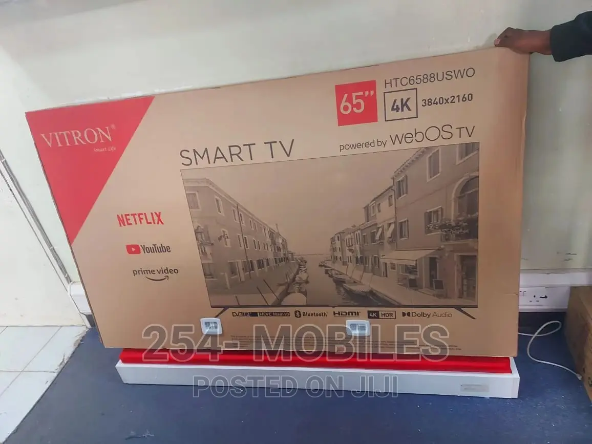 Vitron 65′′ Smart HDR Frameless Tv – Powered by Webos