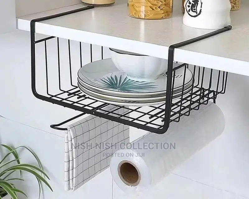 Under the Shelf Organizer With Hooks
