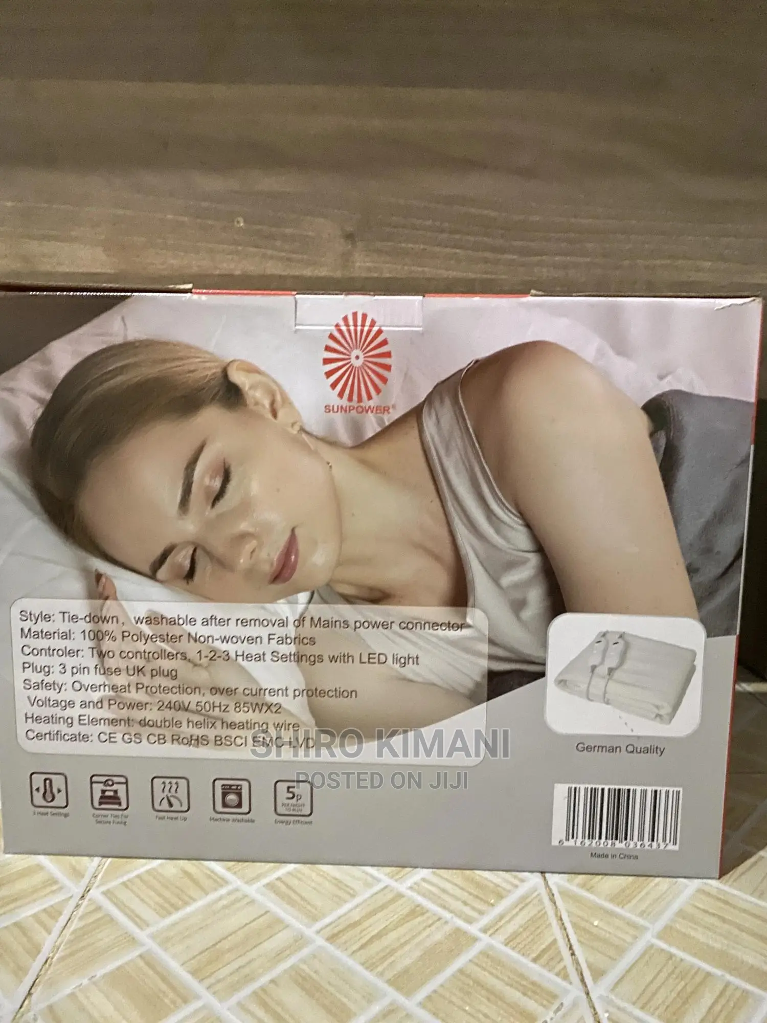 Double Electric Layered Good Under Bed Blanket