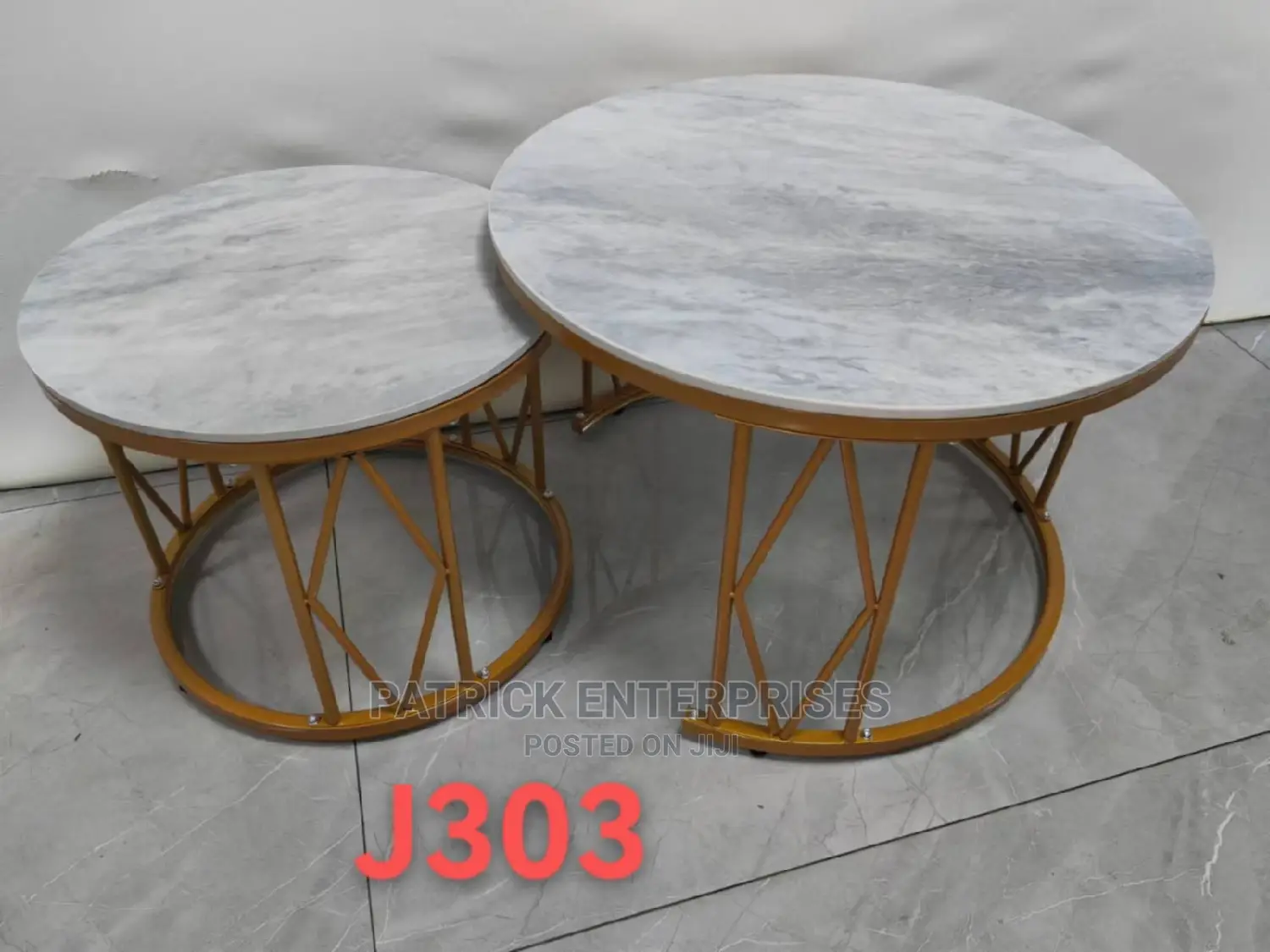 Imported Morden Marble Nesting Table