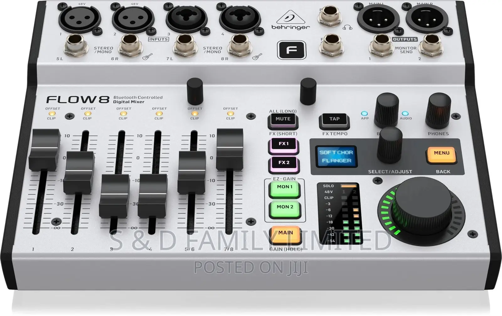 Behringer 8-Input Digital Mixer With Bluetooth Audio and App
