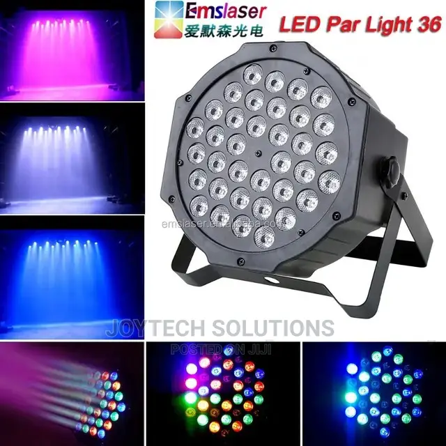 RGB Dmx512 36 Led Par Lights Sound Activated Rstage Lighting