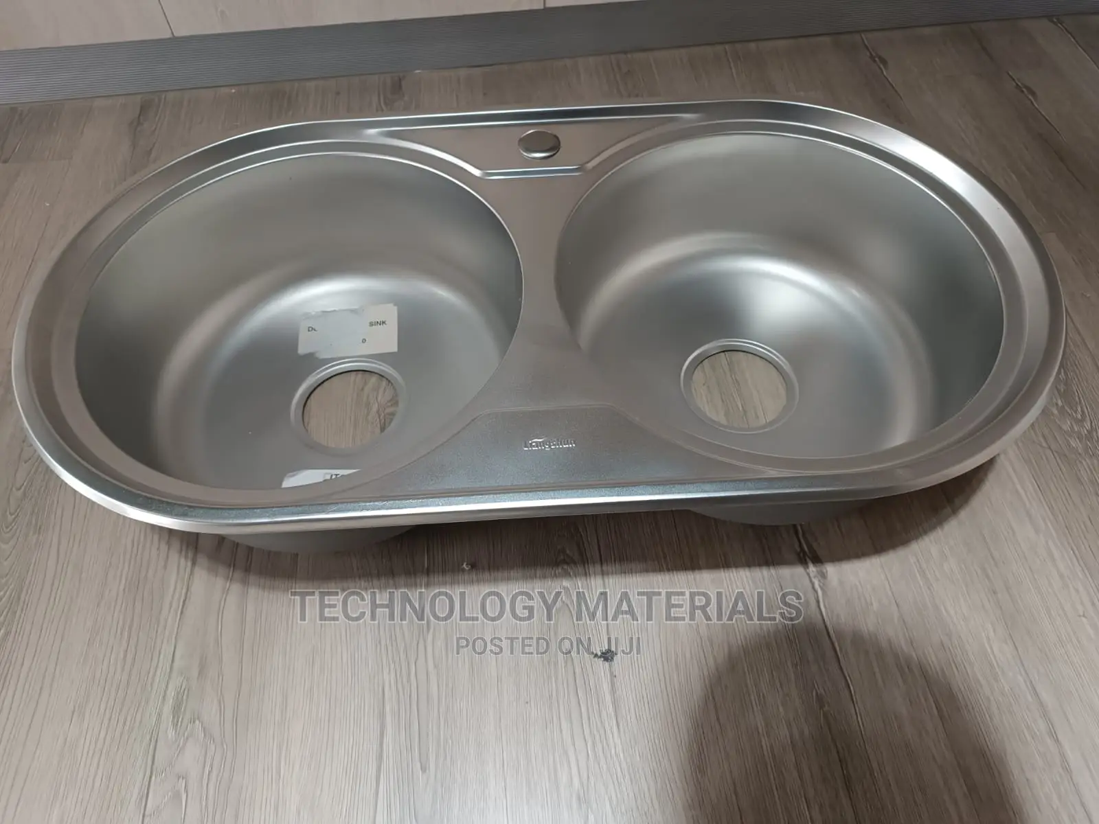 Round Double Bowl Stainless Steel Kitchen Sink