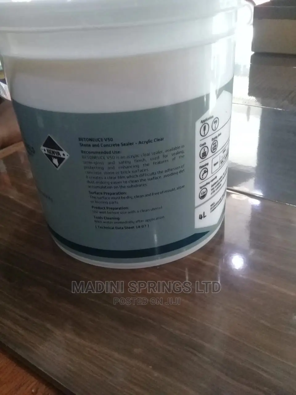 Betoneuce v-50 Clear Waterproof Varnish(For Concrete, Tiles)